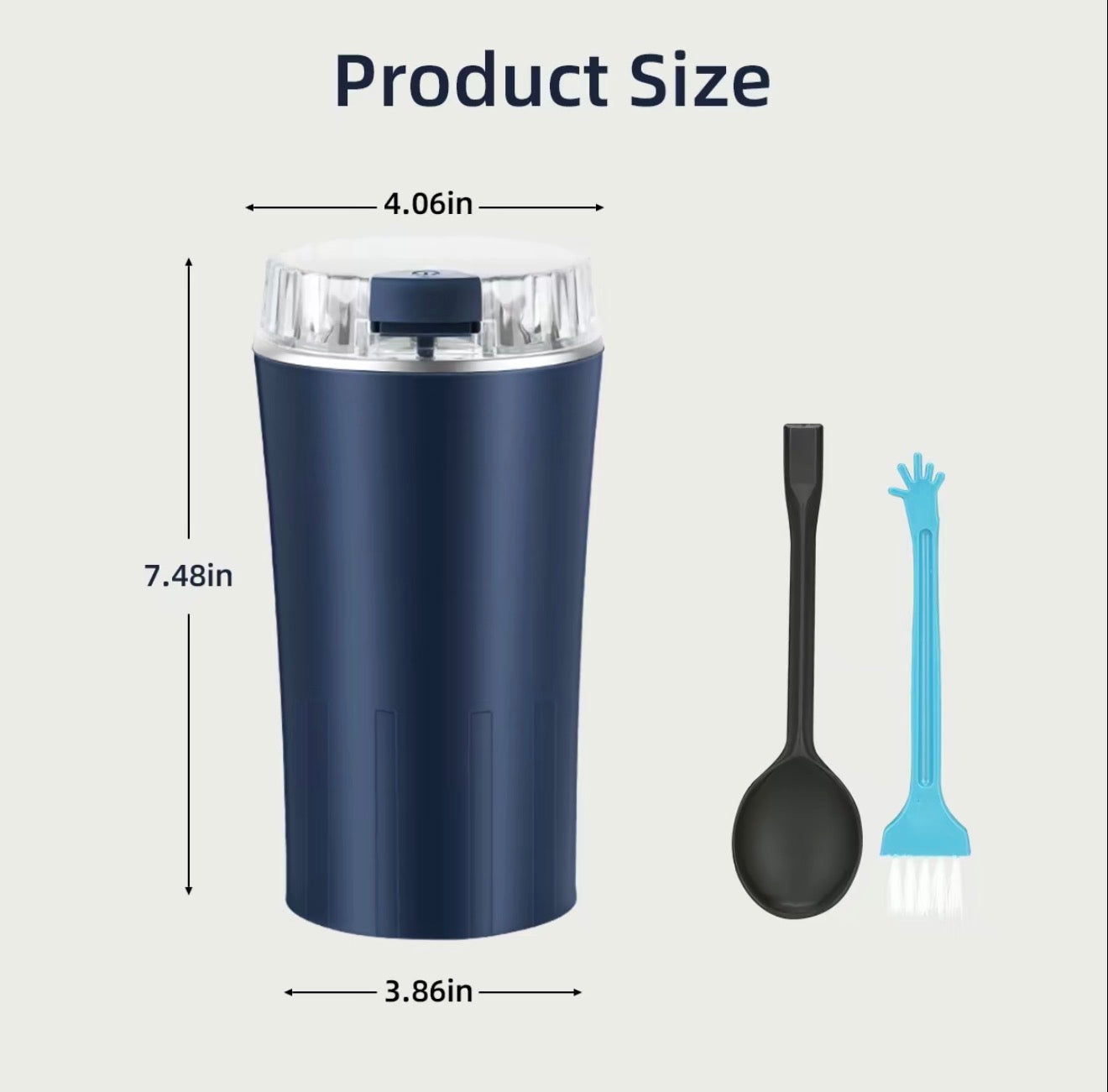 V.I.P Digital Presence UltraGrind grinder with stainless steel blades and compact design for efficient grinding.