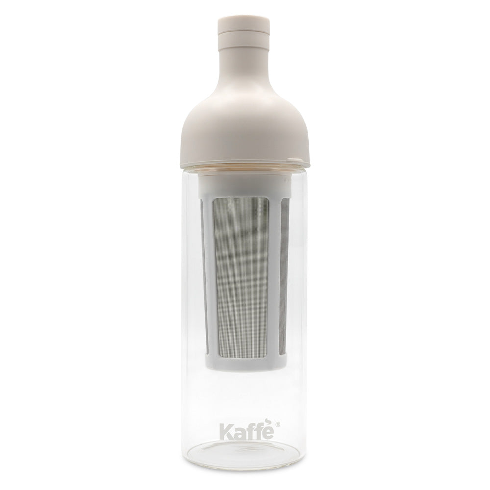 Kaffe Products Cold Brew Coffee Maker KF9040 with glass carafe and black lid, designed for smooth cold brewing at home