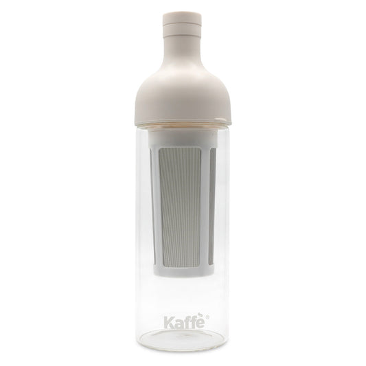 Kaffe Products Cold Brew Coffee Maker KF9040 with glass carafe and black lid, designed for smooth cold brewing at home