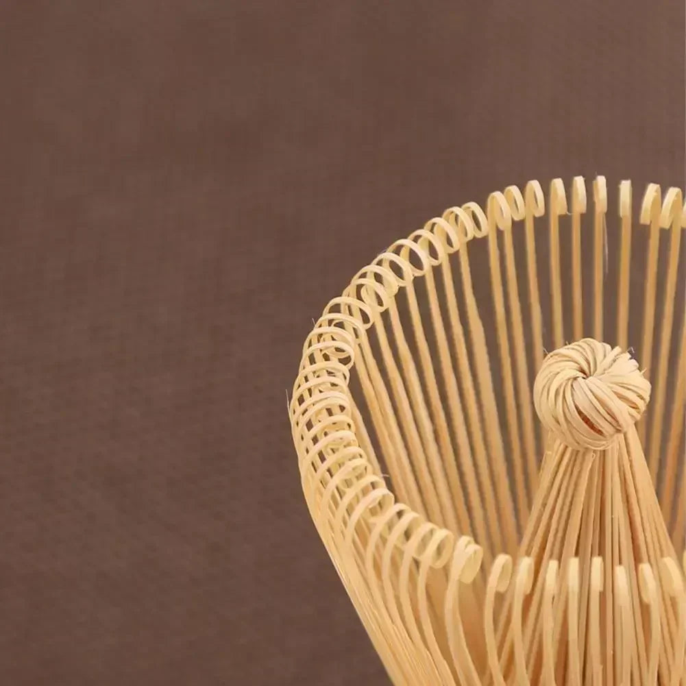 Japanese bamboo chasen whisk for matcha, green tea, and coffee, used as a practical tea ceremony tool and tea accessory by Perfecsy.