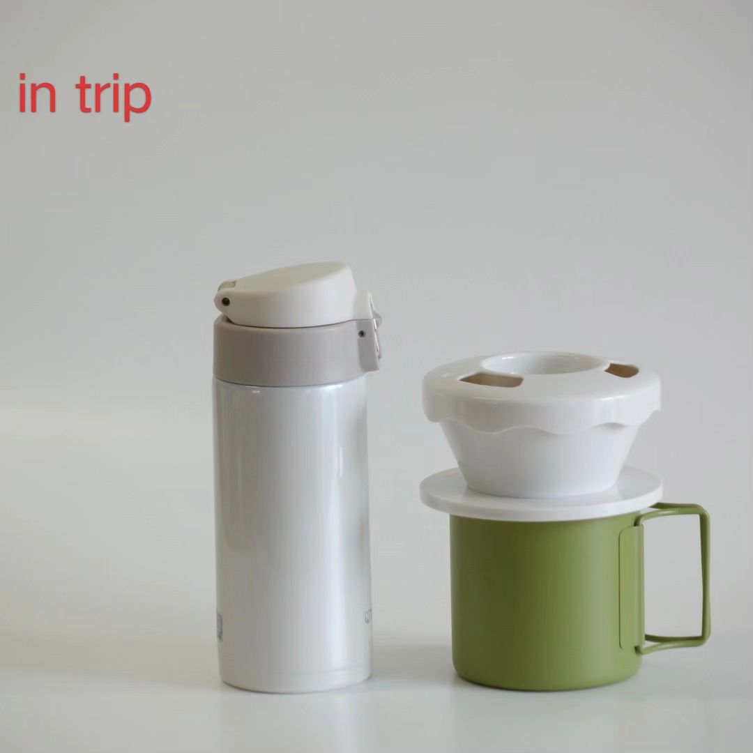 LilyDripper pour over coffee dripper by LilyDrip USA, ceramic cone with ridged interior for manual coffee brewing.