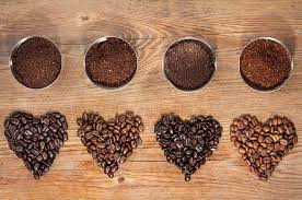 Code 3 Rescue Coffee and Tea 6 Bean Blend shows a colorful assortment of roasted coffee beans in various sizes and shades.