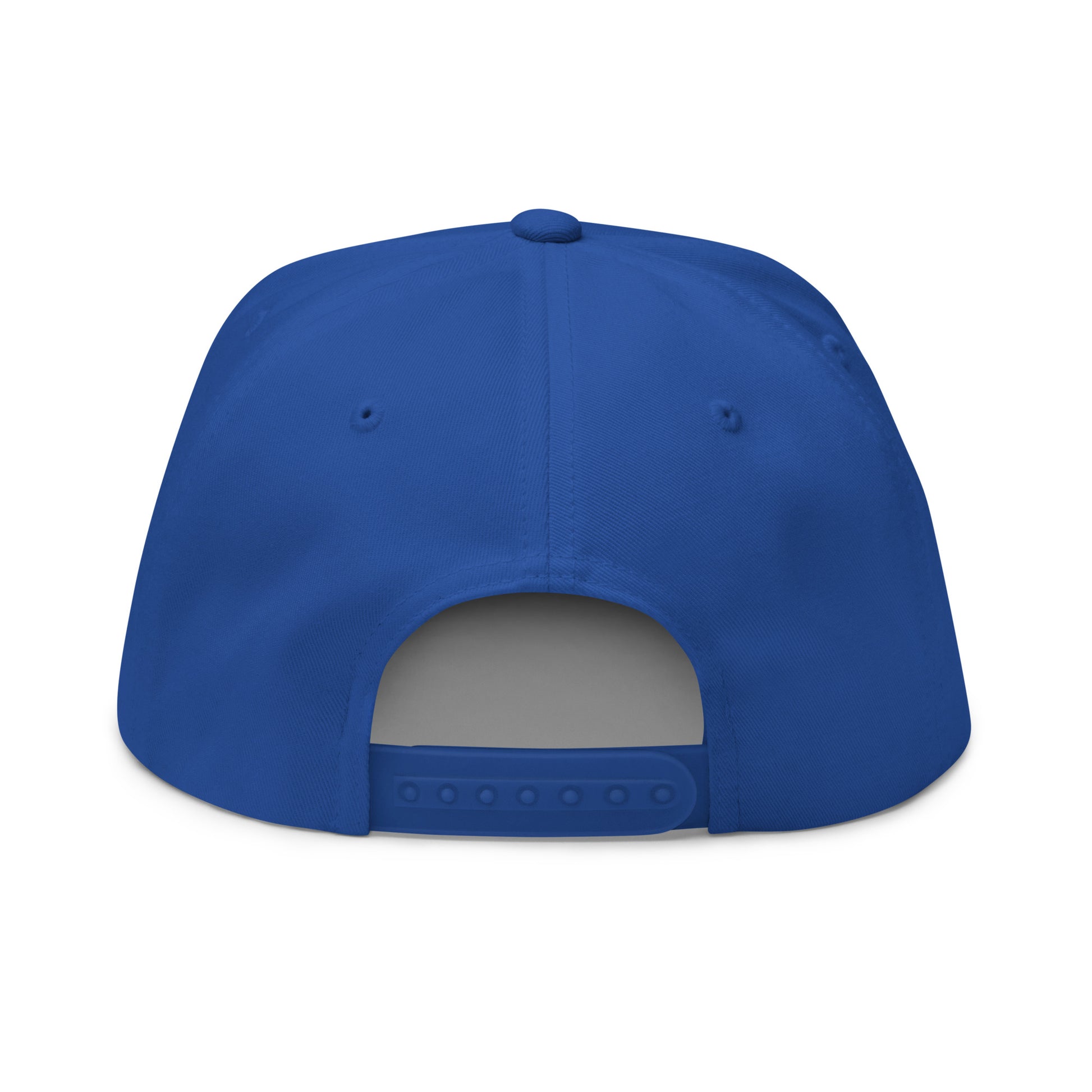 Black flat bill cap with embroidered logo from Code 3 Rescue Coffee and Tea, casual headwear with a flat brim.