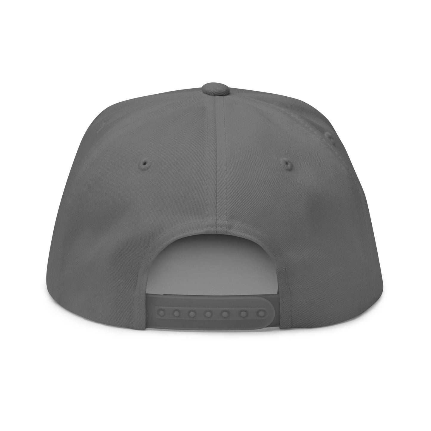 Black flat bill cap with embroidered design from Code 3 Rescue Coffee and Tea, casual style and adjustable fit.
