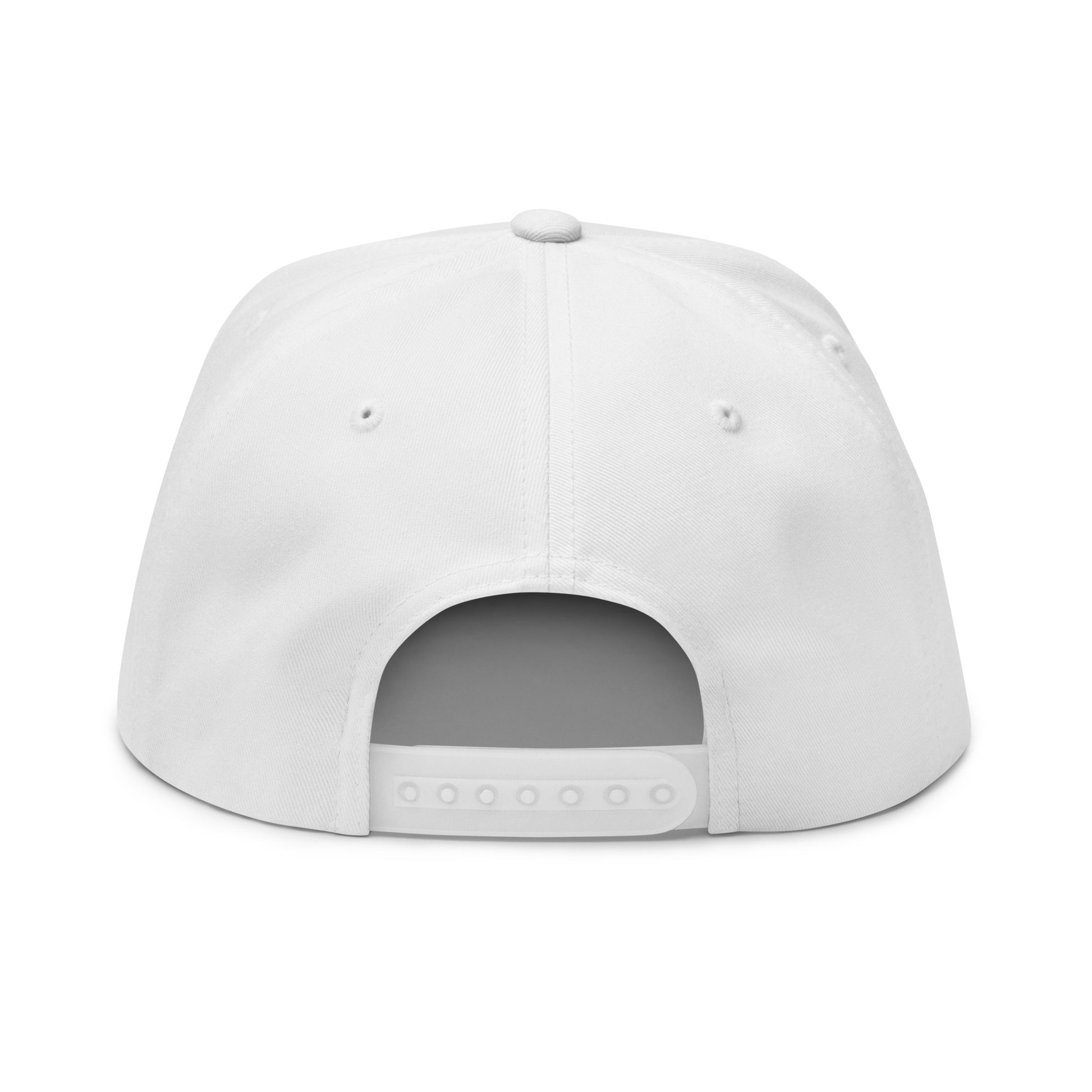 Black flat bill cap with embroidered design from Code 3 Rescue Coffee and Tea, front view showing detailed embroidery.