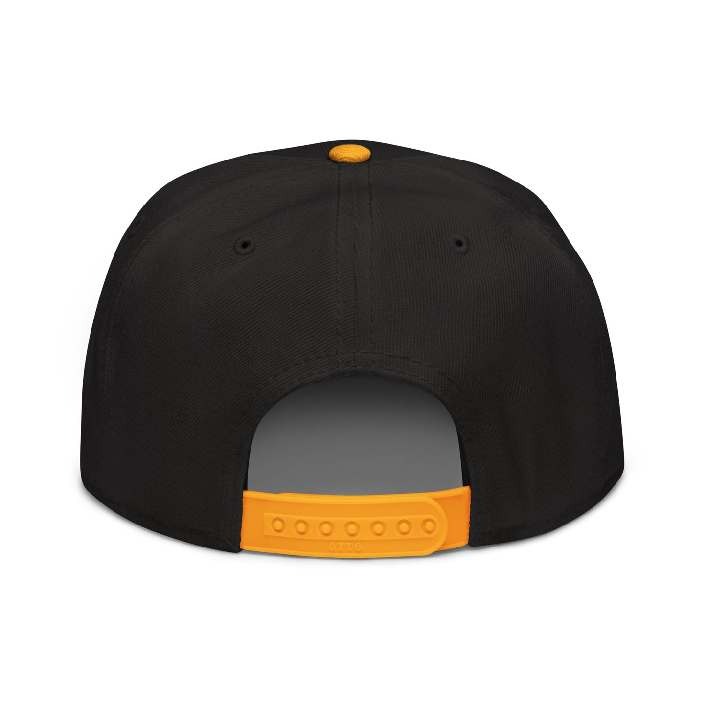 Gray and black Snapback Hat with embroidered design from Code 3 Rescue Coffee and Tea.