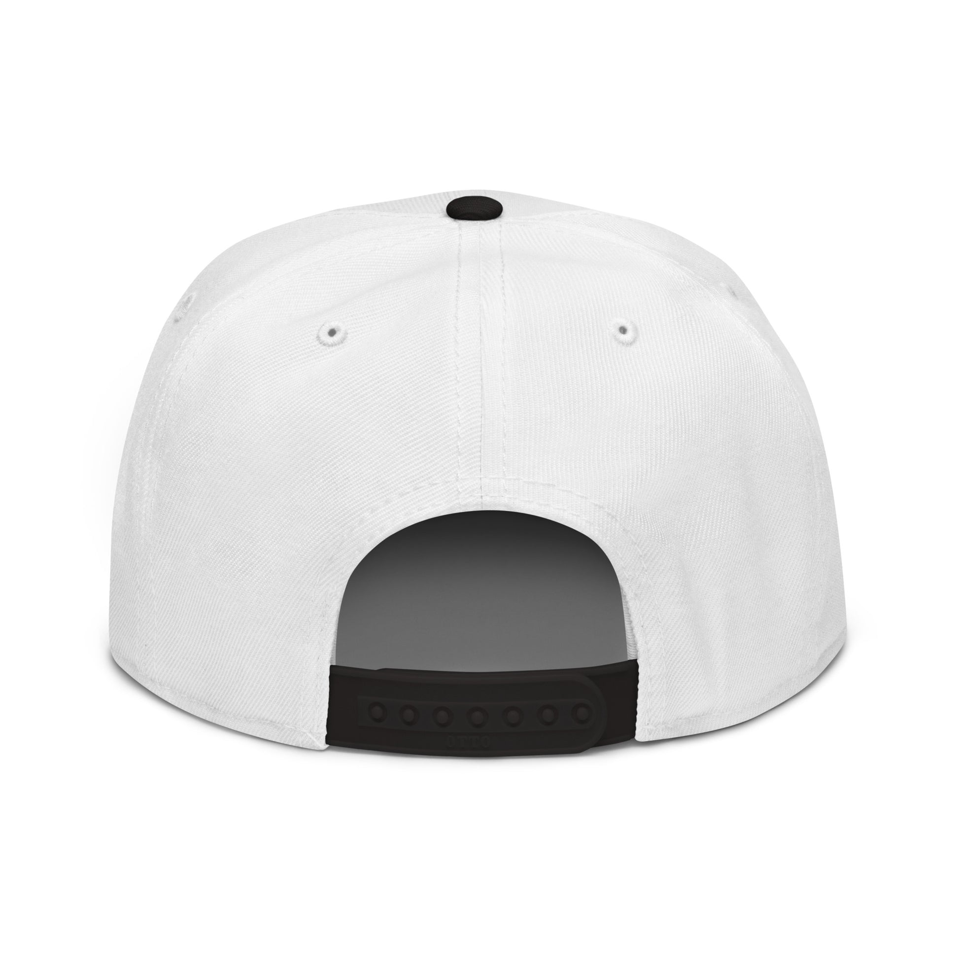 Gray and black snapback hat with embroidered logo from Code 3 Rescue Coffee and Tea. Stylish rescue-themed headwear.