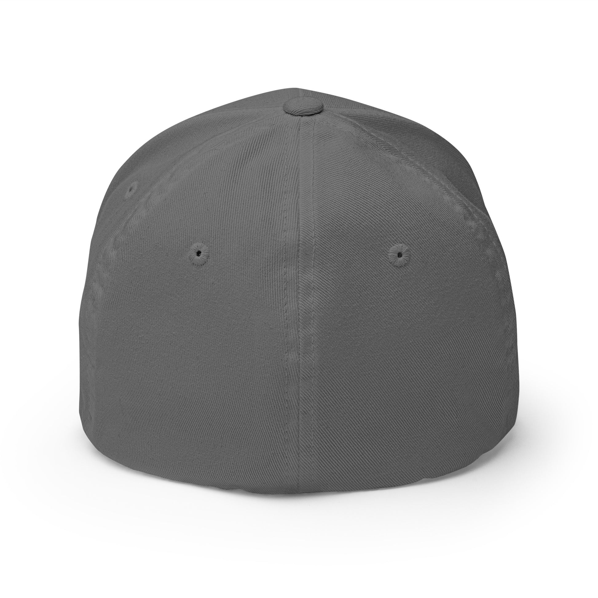Structured twill cap featuring embroidered details from Code 3 Rescue Coffee and Tea, with a grey color and closed-back design.