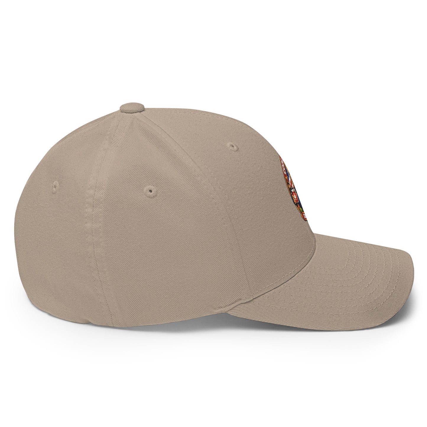 Structured twill cap with green multicam camouflage pattern featuring embroidered logo from Code 3 Rescue Coffee and Tea.