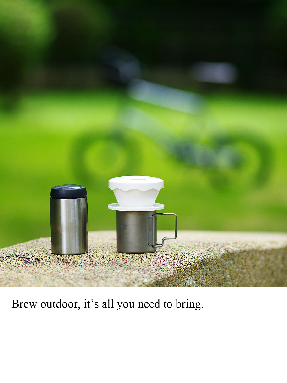 LilyDripper pour over coffee dripper from LilyDrip USA, ceramic vessel with ridged interior for brewing fresh coffee.